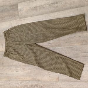 Madewell Huston Pull-On Tapered Pants in Plaid
